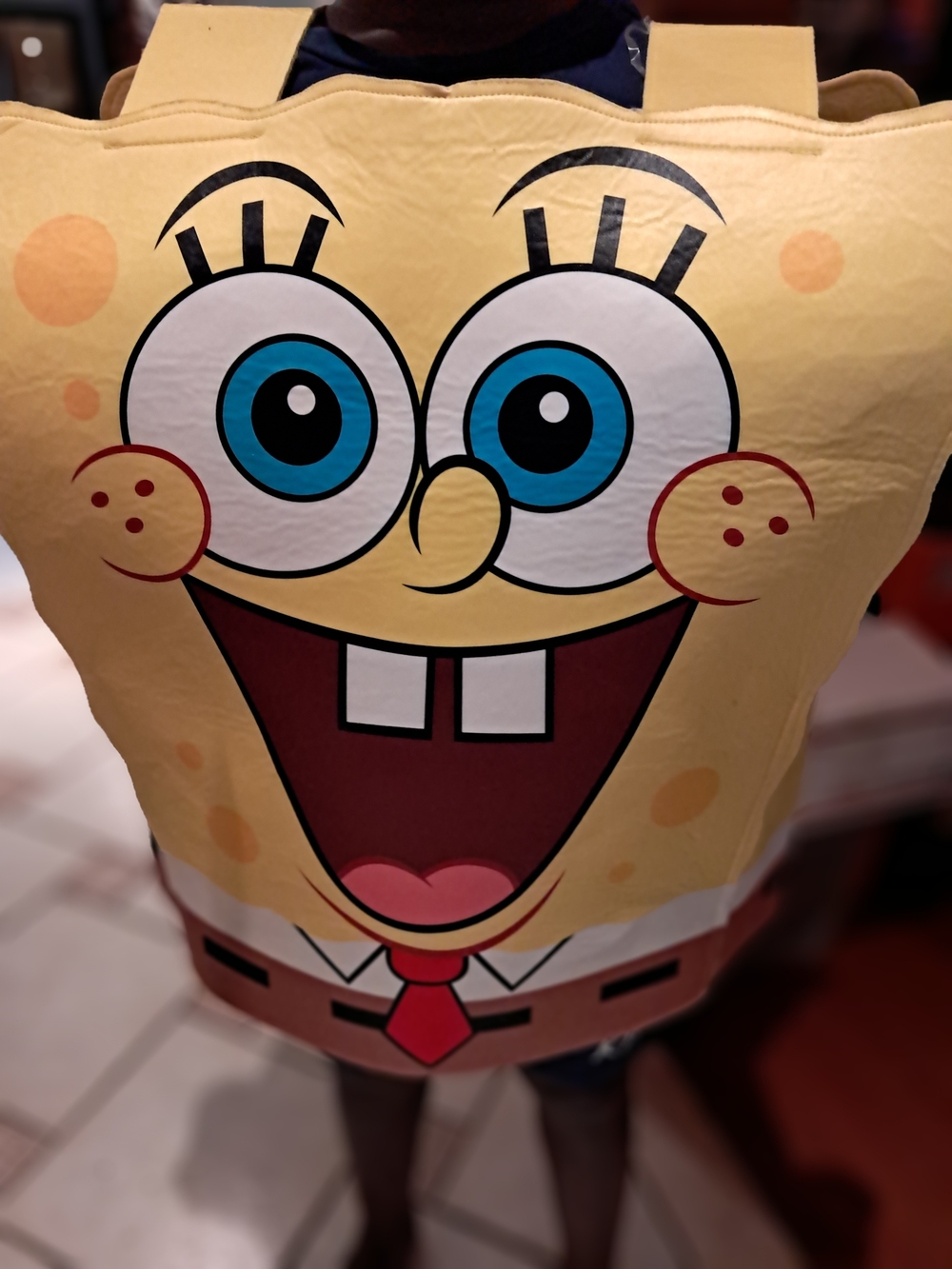 SpongeBob SquarePants Costume Top - Yellow Graphic